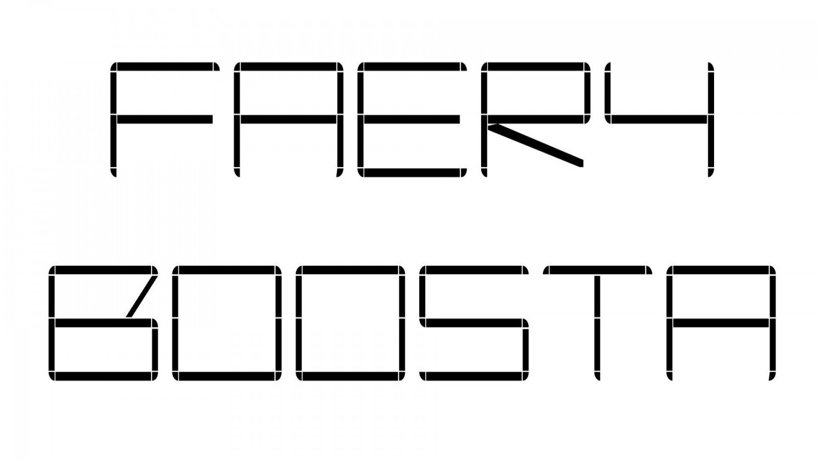 FAERY BOOSTA Cover