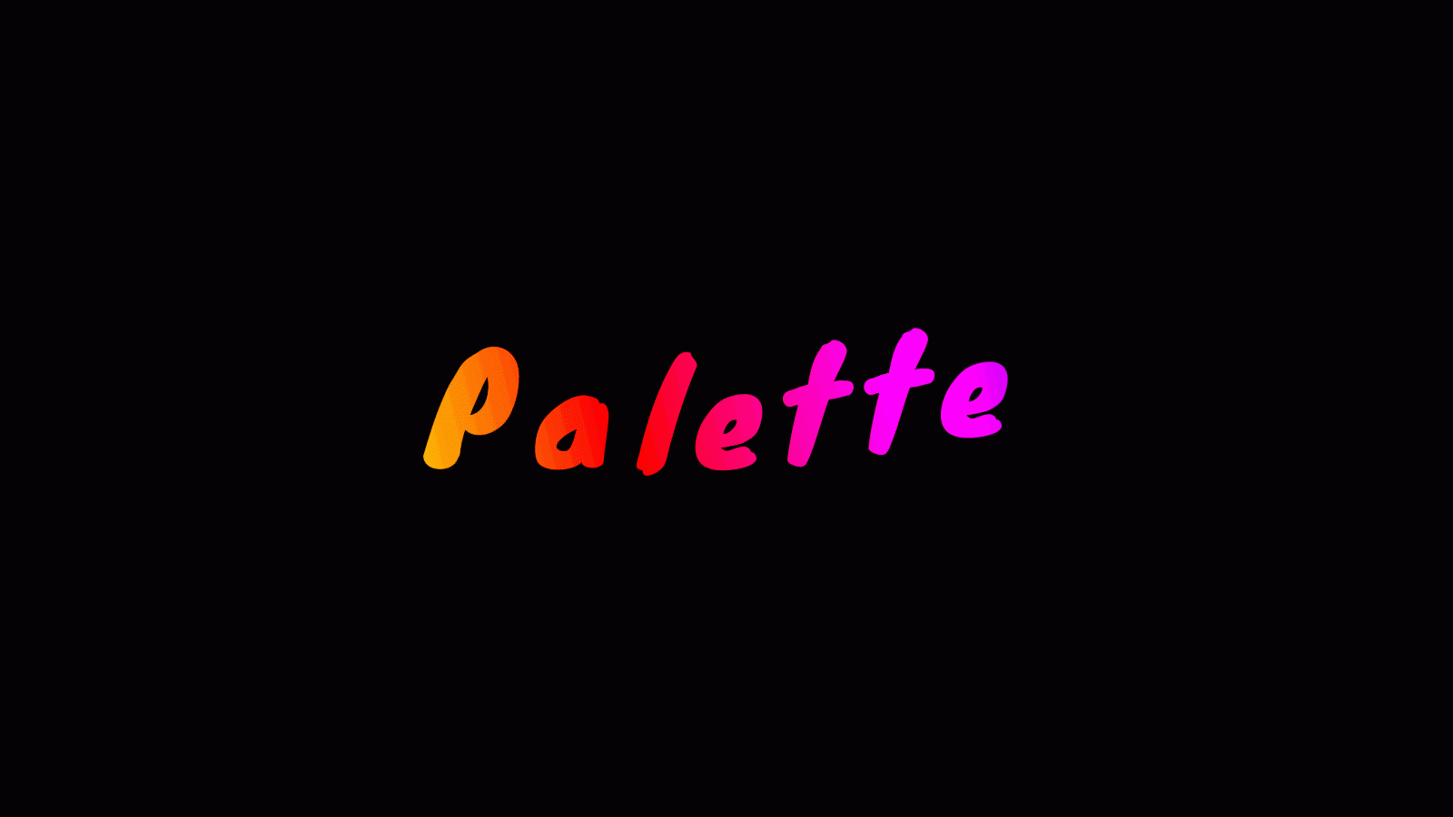 Palette Cover