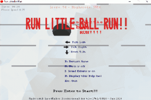 Run Little Ball Run