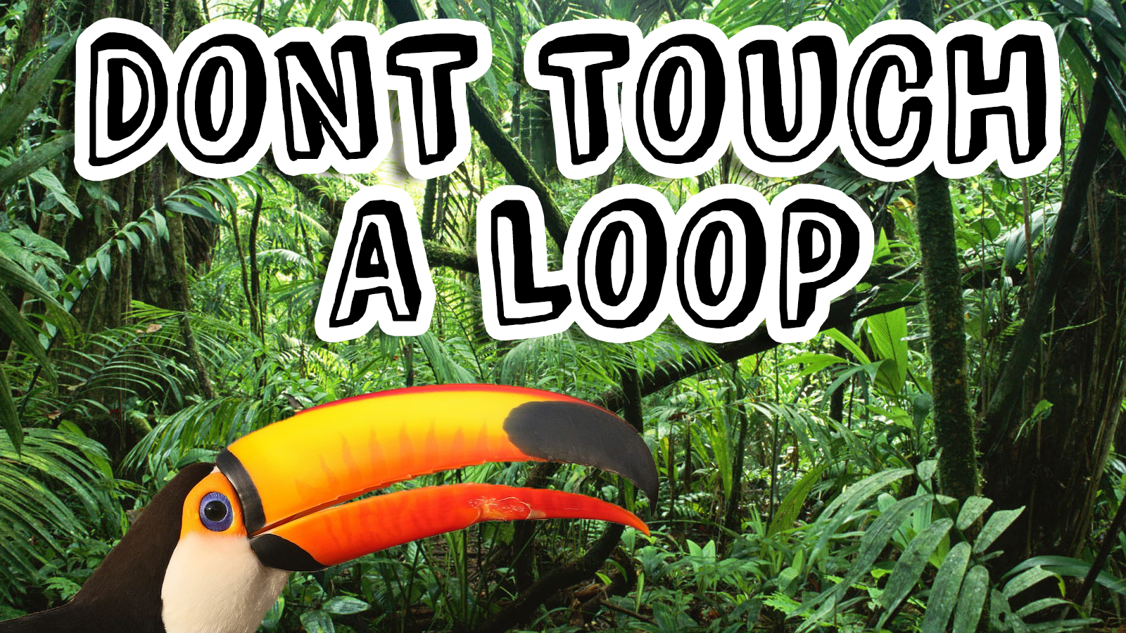 Don't Touch A Loop Cover