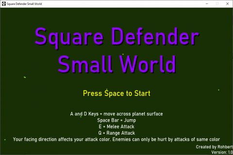 Square Defender Small World