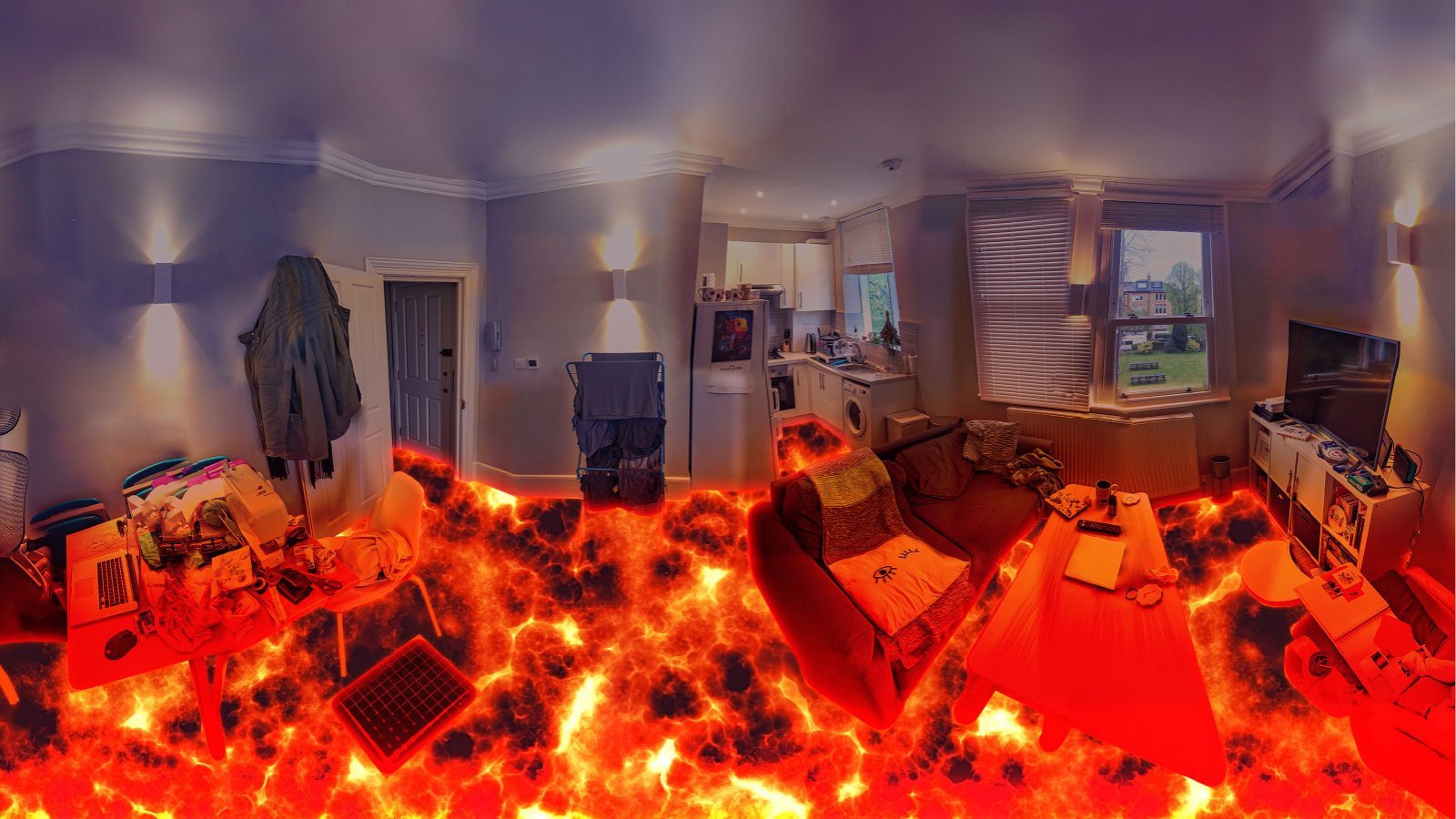 Warning The Floor Is Lava Cover