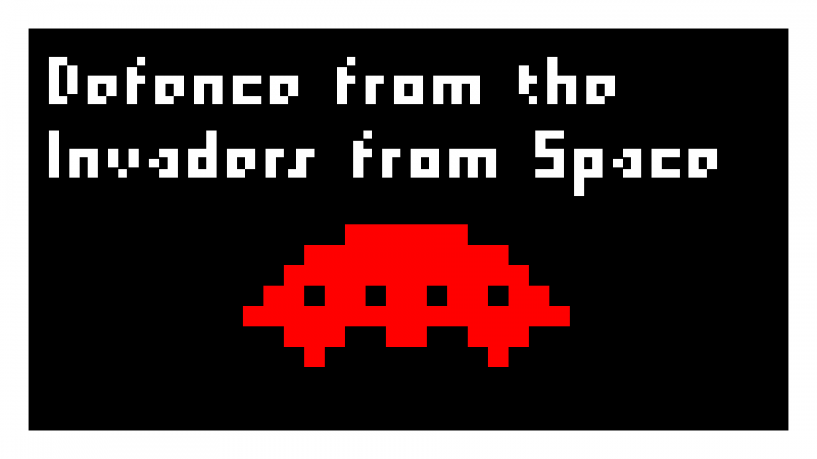 Defence from the Invaders from Space Cover