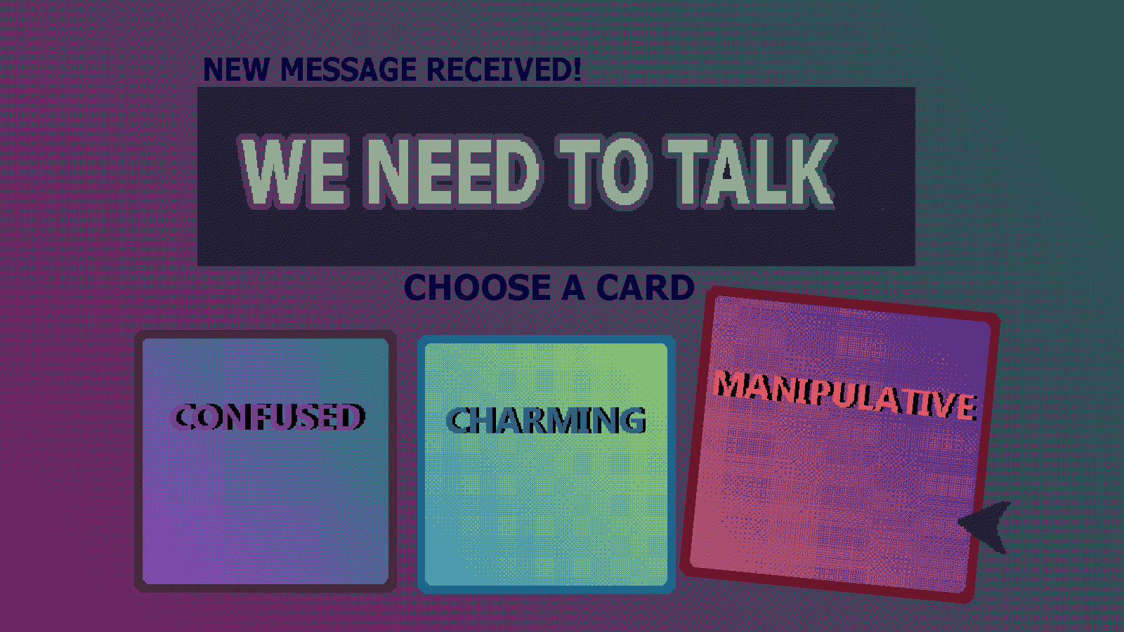 WE NEED TO TALK Cover