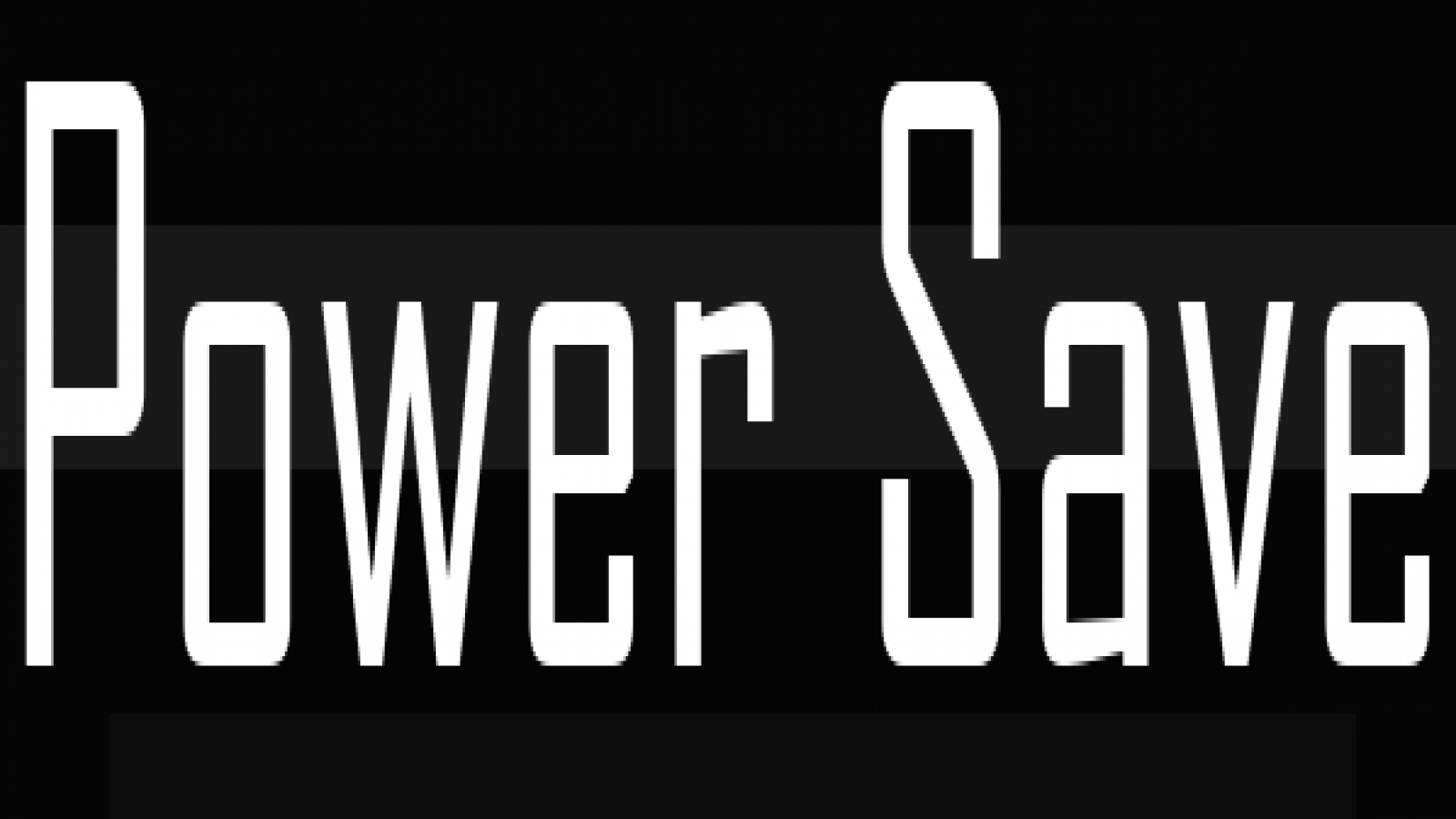Power Save Cover
