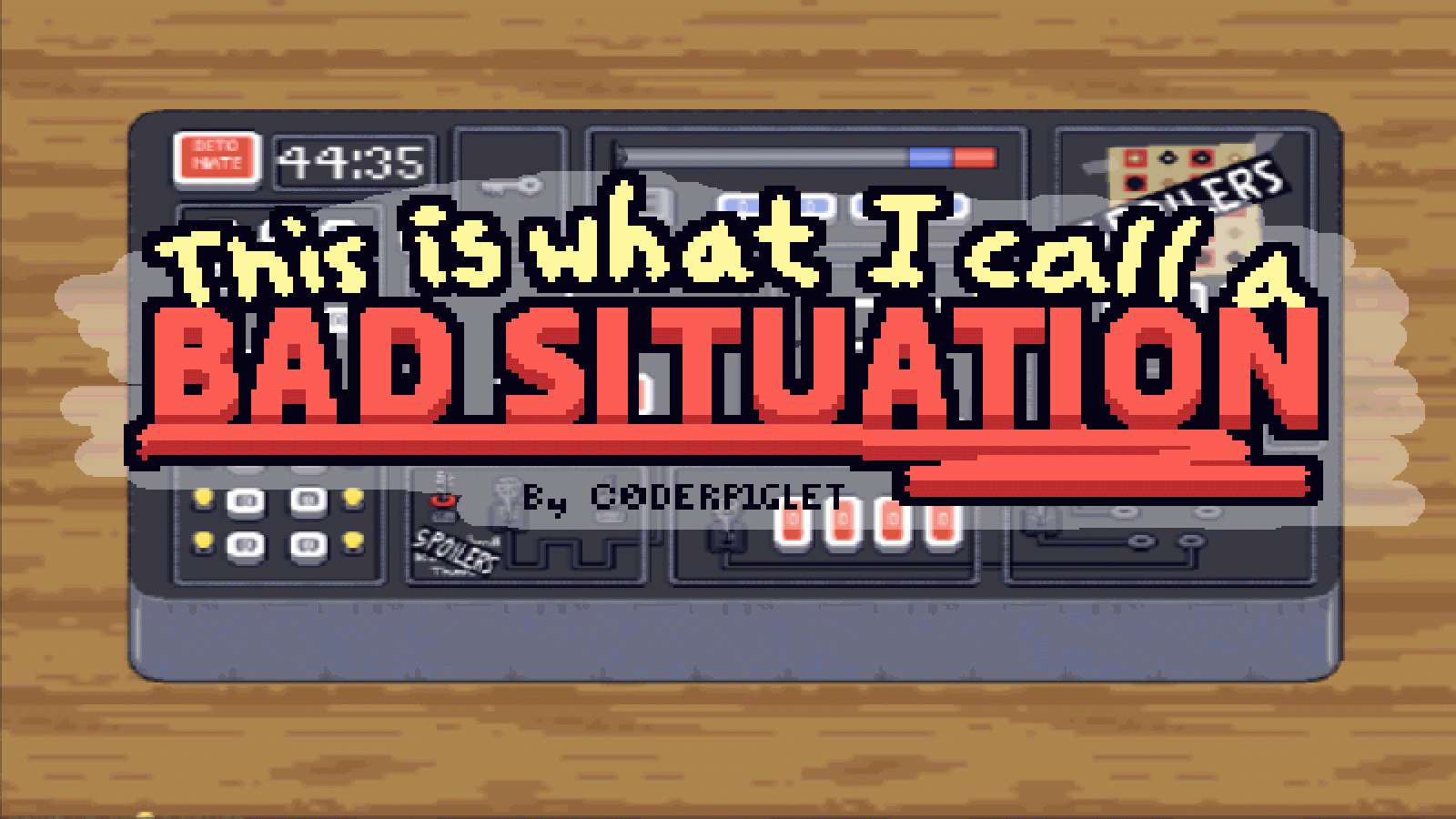 This is what I call a BAD SITUATION Cover