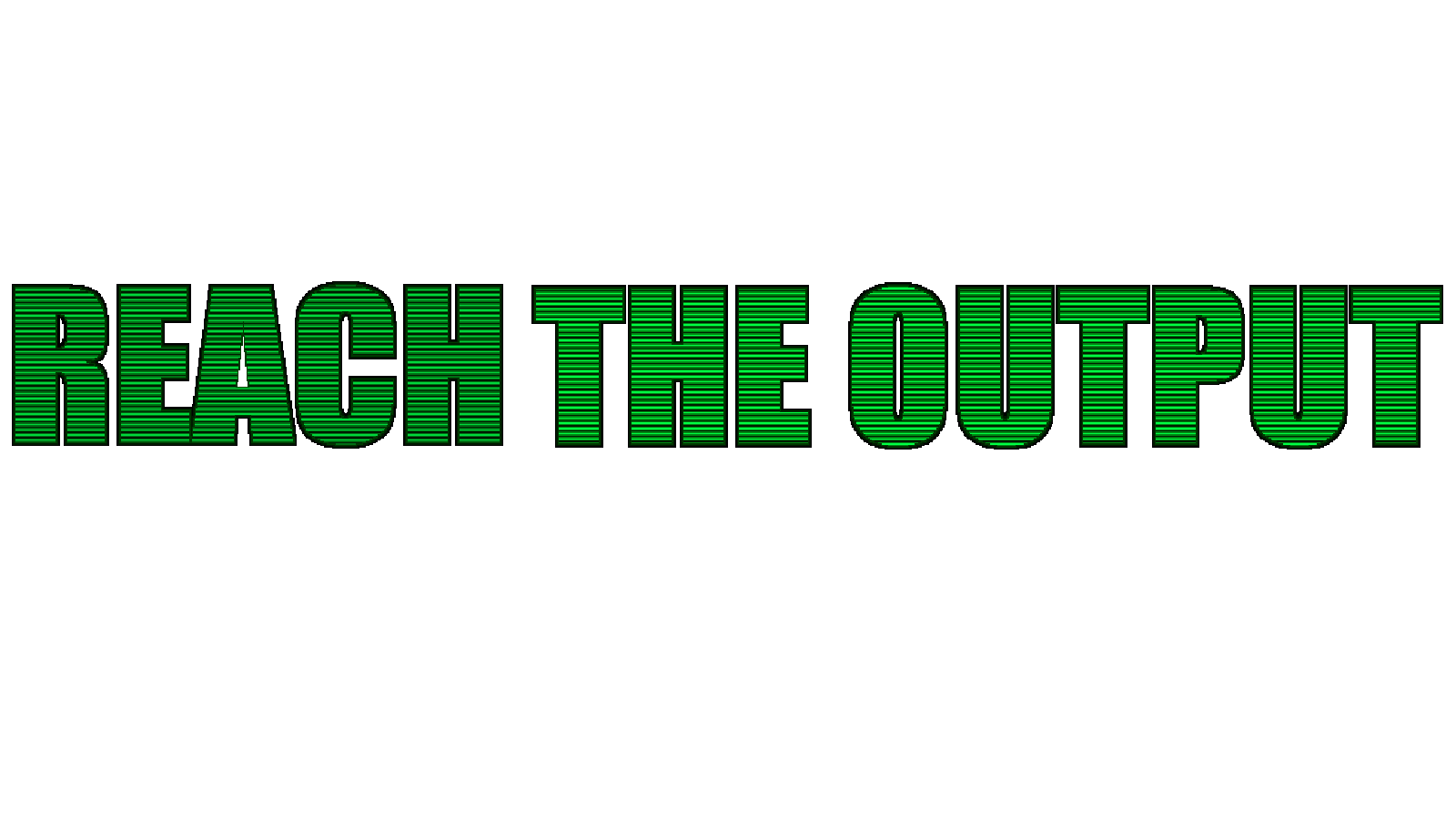 Reach the Output Cover