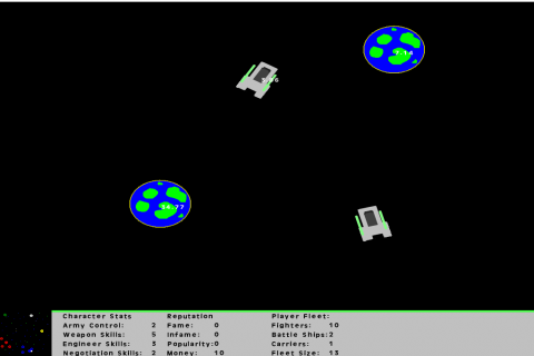 A silly space war