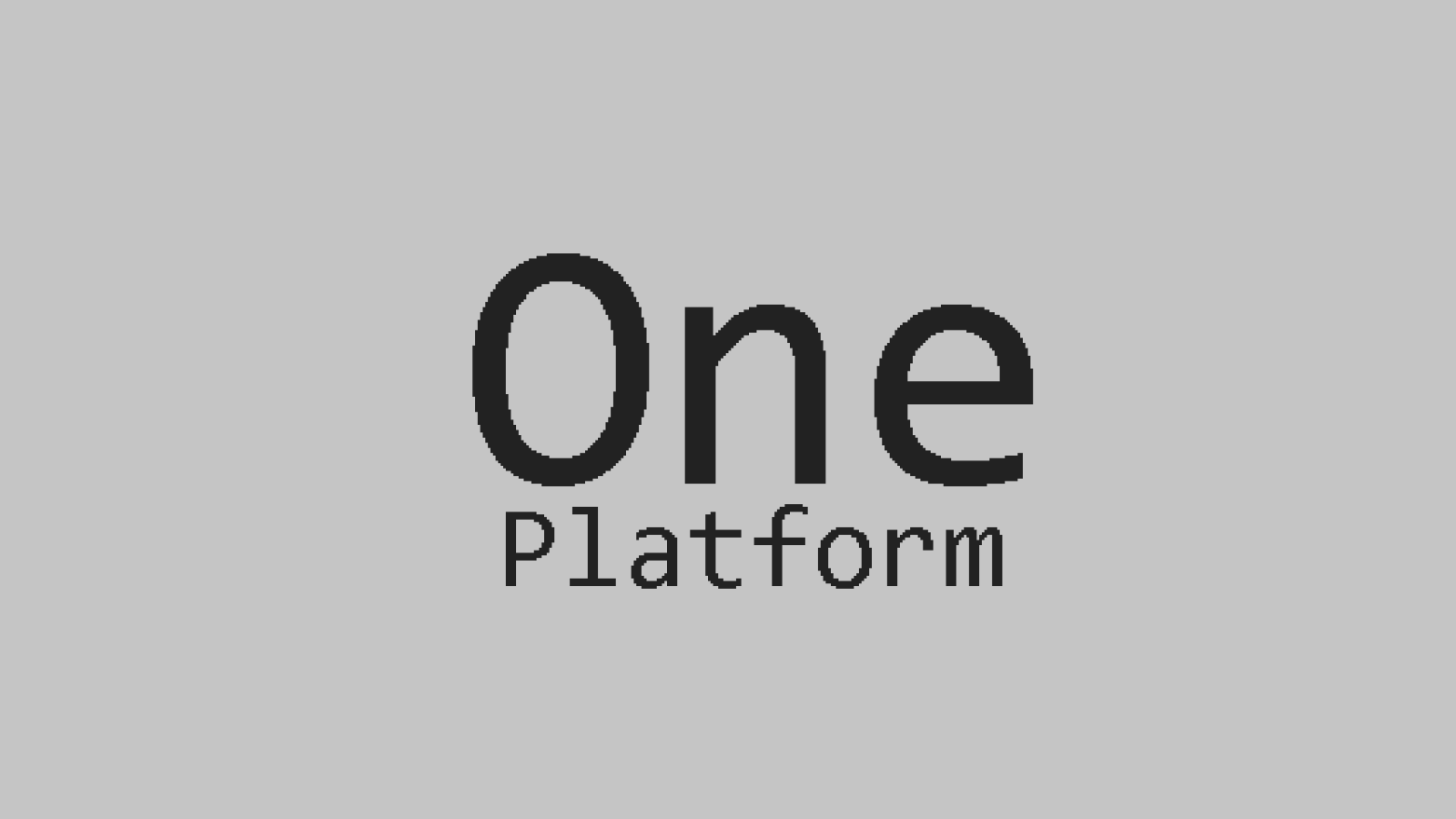 One Platform Cover