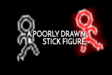 A Poorly-Drawn Stick Figure
