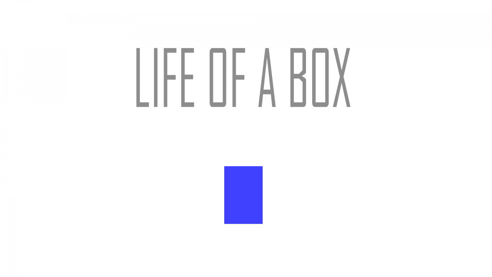 Life of a Box Cover