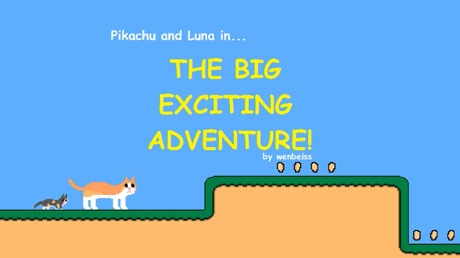 Pikachu and Luna in The Big Exciting Adventure! Cover