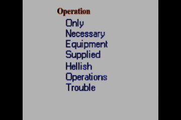 Operation O.N.E.S.H.O.T.