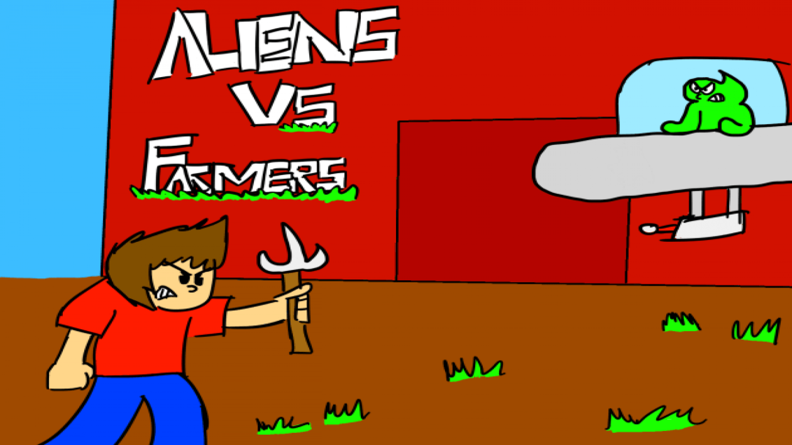 Farmers Vs Aliens Cover