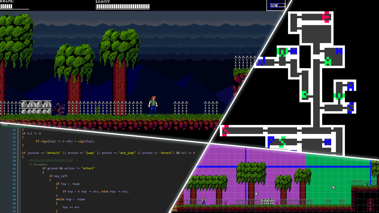 how to make a Metroidvania in 48-hours!